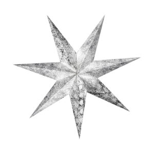 Weihnachtsstern Silver Star (60cm)